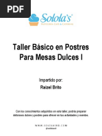 Recetario - Taller BÃ¡sico en Postres para Mesas Dulces I-1