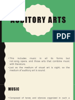 Auditory Arts