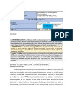 Sintesis de La Investigación Acción Participativa Transformadora PDF