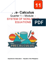 Pre-Calculus: Quarter 1 - Module