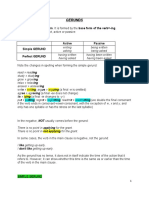 Gerunds: Active Passive Simple GERUND Perfect GERUND