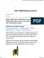 SINAD - Radio Receiver Sensitivity