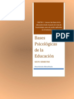 Bases Psicologicas de La Educación