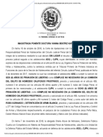 Sentencia Responsabilidad Penal Del Adolescente PDF