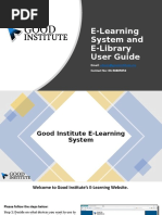 E-Learning System and E-Library User Guide: Email: Contact No: 03-58805052