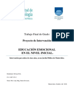 TFG Educacion Emocional en El Nivel Inicial PDF