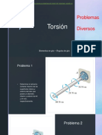 Torsión - Problemas Propuestos