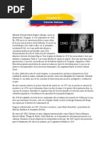 Biografia Eduardo Galeano