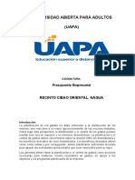 Tarea 4 de Presupuesto Empresarial