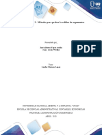 Unidad 2 Tarea 2 Metodos para Probar La Validez de Argumentos