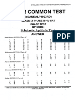 eSANKALP923RD PHASE 34 SATMAT NSEJS ANSWER KEY HELD ON 16 02 20