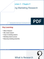 Lecture 3 - Chapter 5: Conducting Marketing Research