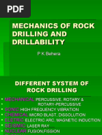 Rock Drilling and Drillability