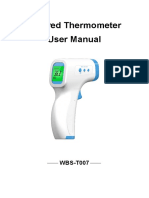 User Manual For Infrared Thermometer WBS T007