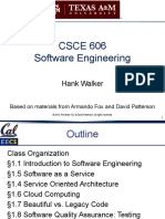 CSCE 606 Software Engineering: Hank Walker