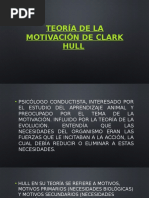 Teoría de La Motivación de Clark Hull