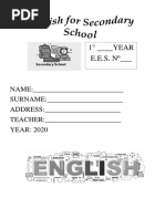 English For Secondary 1 - 2020