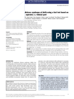 Prediciendo SDR Usando Espectroscopía Del Residuo Gástrico - Clínica