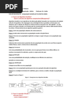 O Que É Um Algoritmo Genético? - Qual É A Estrutura Do Algoritmo Computacional (Fluxograma) ?