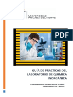 Guía de Laboratorio de Química Inorgánica PDF