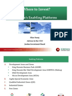 Where To Invest? Where To Invest?: Jordan's Enabling Platforms Jordan's Enabling Platforms