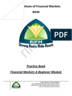 Financial Market Beginner Module Practice Book Sample