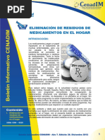 Boletin CENADIM 26 - Eliminación de Medicamentos PDF