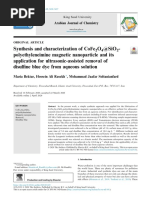 Synthesis and Characterization of CoFe2O4 SiO2 Polyethyleneim - 2020 - Arabian J 1