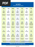 Step 2 Meal Plan: Please Note That All Times Listed Are A Guide Only