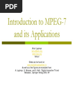 Introduction To MPEG-7 and Its Applications