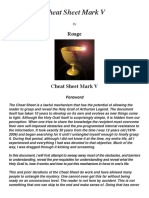 Natural Divine Law & The Holy Grail Cheat Sheet Mark 5