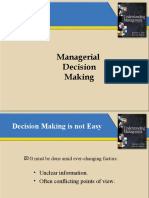 Managerial Decision Making