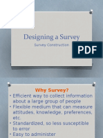 Designing A Survey