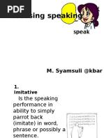 Assessing Speaking: M. Syamsuli @kbar