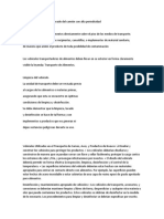 Anotaciones en El Transporte de Alimentos