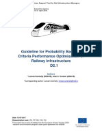 Guideline For Probability Based Multi Criteria Performance Optimisation of Railway Infrastructure