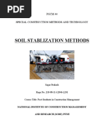 Soil Stablization Methods: PGCM 44 Special Construction Methods and Technology