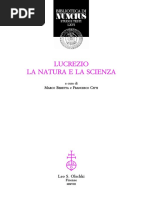 Lucrezio La Natura e La Scienza PDF