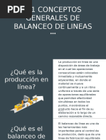 3.1 Conceptos Generales de Balanceo de Lineas