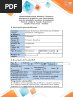 CONTABILIDAD - Tarea 6 - Elaborar Estados Financieros