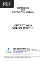 Manual Visiometro Optec-1000