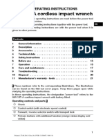 SIW 18T A Cordless Impact Wrench: Original Operating Instructions