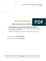 Microeconomía - Guia Ejercicios Numéricos 2020-1