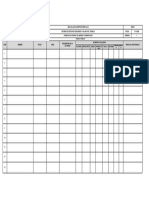 Formato Control de Limpieza y Desinfeccion Areas de Trabajo