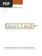 SoniTech Whitepaper - Fire Sprinkler Preventive Maintenance