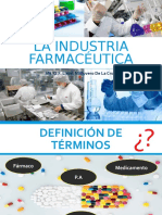 Generalidades de La Industria Farmacéutica