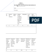 Form C Bonus Paid To Employees For The Accounting Year Ending On THE