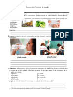 Ficha de Trabajo Funciones Del Lenguaje