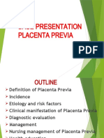 Case Presentation Placenta Previa