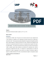 Eficiencia de Platos en Columna Con Reflujo Total